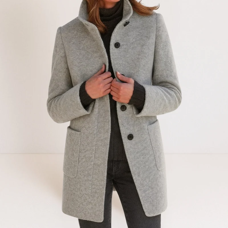 Leonie | Damenjacke hoher Kragen modern elegant