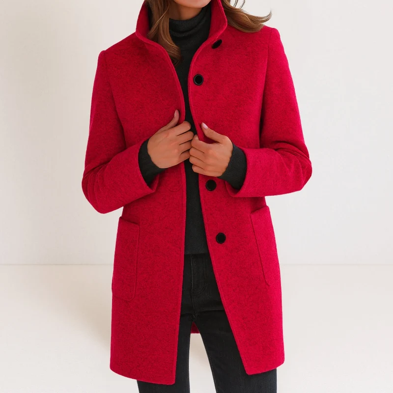 Leonie | Damenjacke hoher Kragen modern elegant