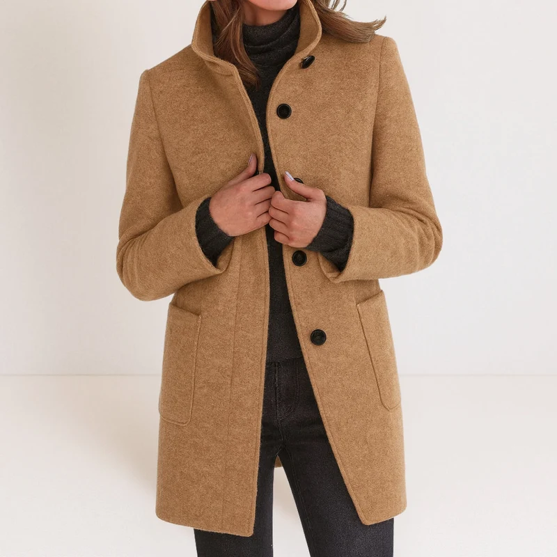 Leonie | Damenjacke hoher Kragen modern elegant