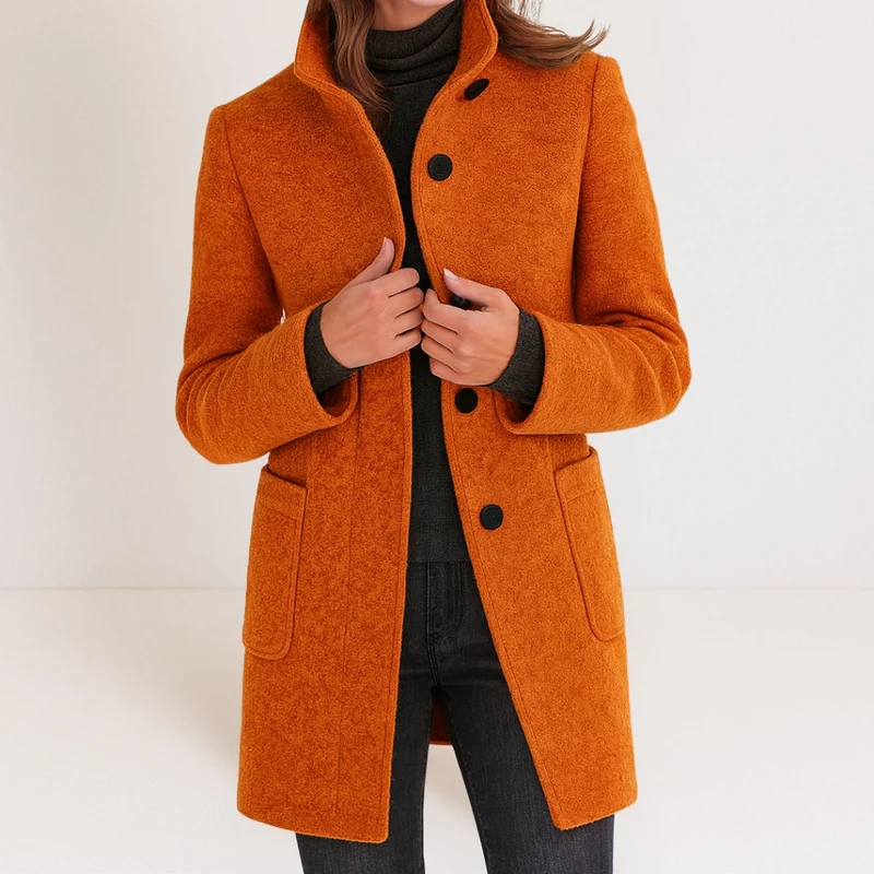Leonie | Damenjacke hoher Kragen modern elegant