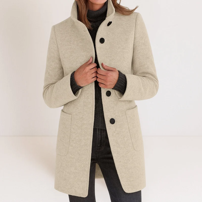 Leonie | Damenjacke hoher Kragen modern elegant