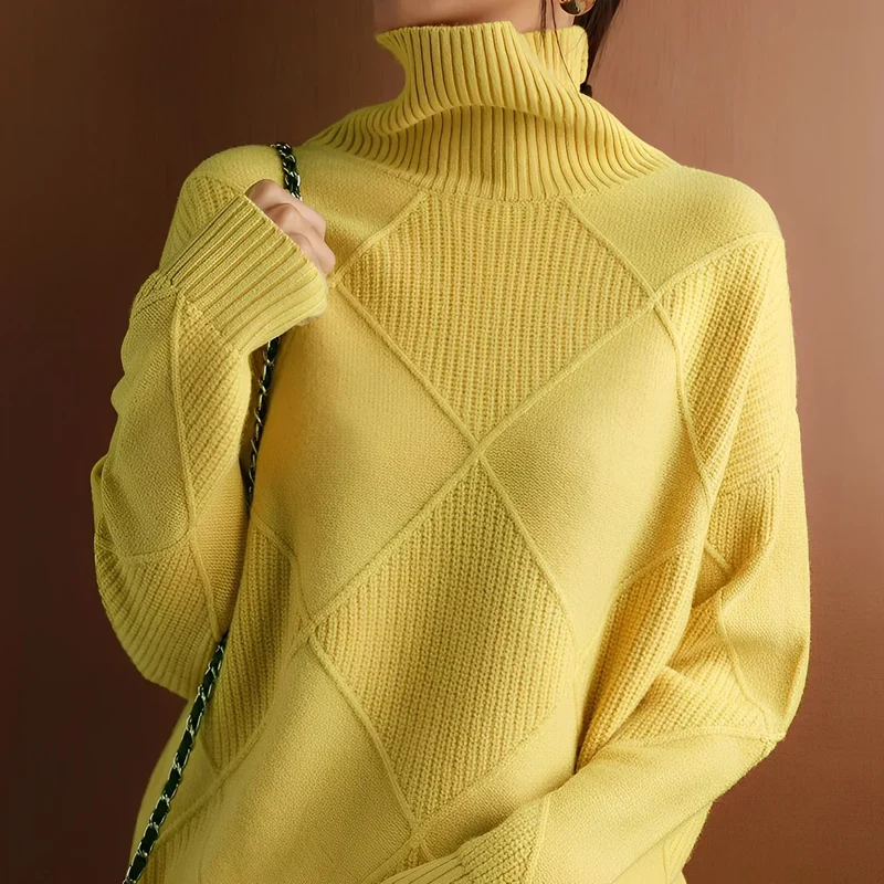 Marcelle | Chunky Rollkragenpullover