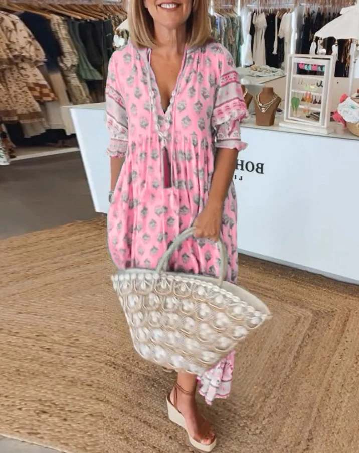 Elena | Leichtes Sommerkleid mit elegantem Schnitt