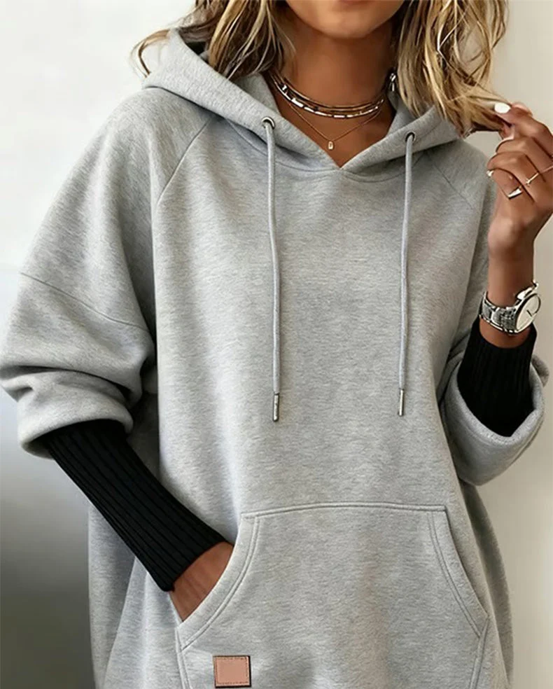 Lara | Damen Hoodie modern & elegant casual getragen