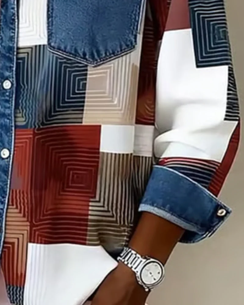 Paula | Damen Shirt modern & farbig mit stilvollem Kragen