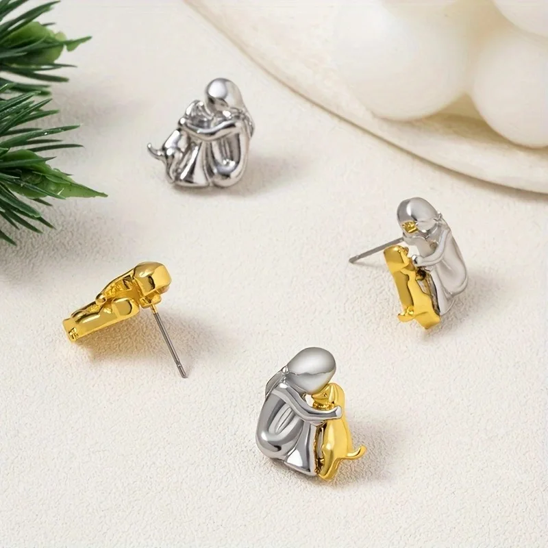 LEILA | ORECCHINI IN ARGENTO STERLING 925 "ICONA DEL GATTO"