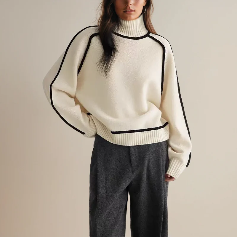Lara | Damenpullover mit Rollkragen