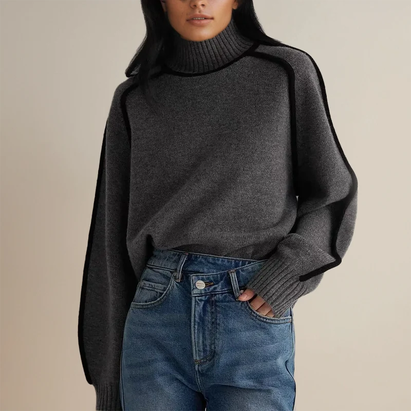 Lara | Damenpullover mit Rollkragen