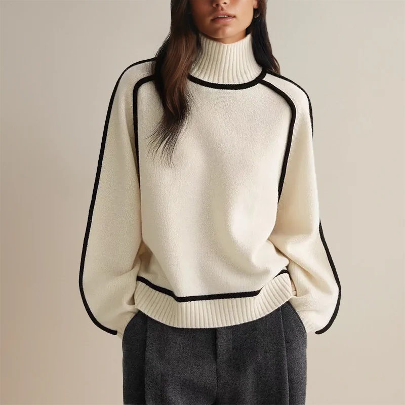 Lara | Damenpullover mit Rollkragen
