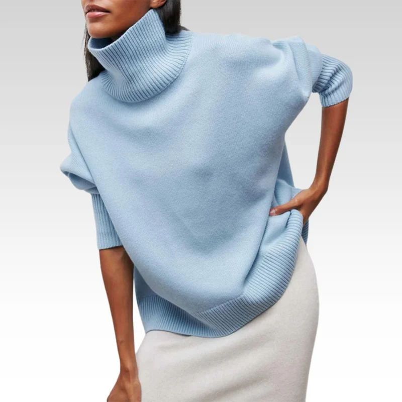 Amelia | Eleganter Strick-Dolcevita-Pullover