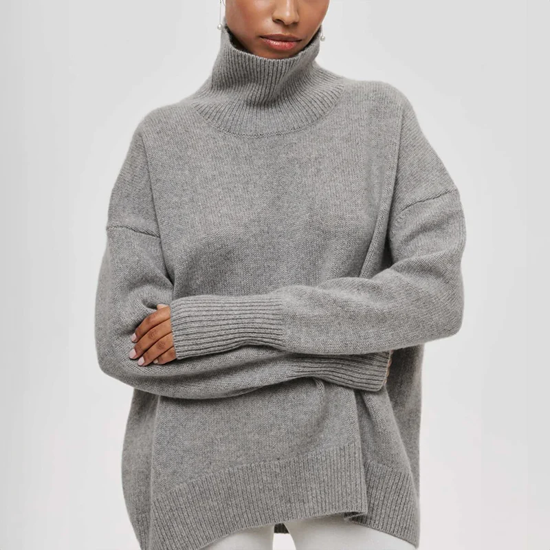 Amelia | Eleganter Strick-Dolcevita-Pullover
