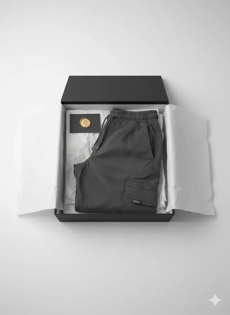 Finn | Bequeme Stretch-Cargohose Herren stilvoll