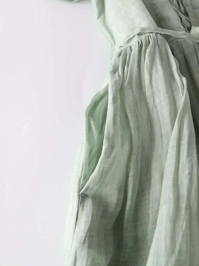 Elina | Feminin geschnittenes Leinenkleid