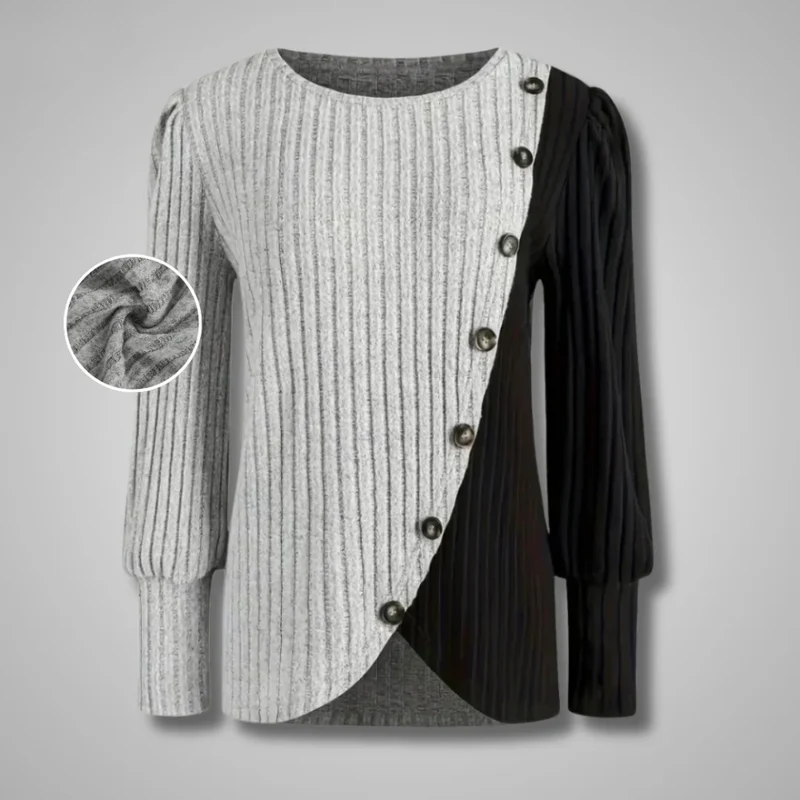 Elisa | Stilvolles Longsleeve Damen bequem und chic