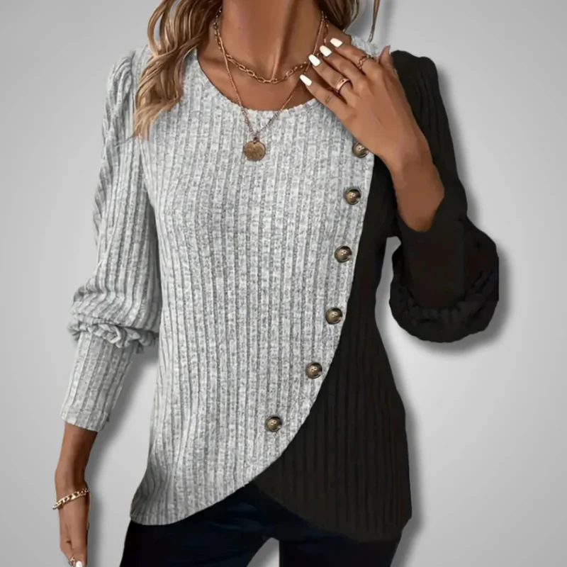 Elisa | Stilvolles Longsleeve Damen bequem und chic
