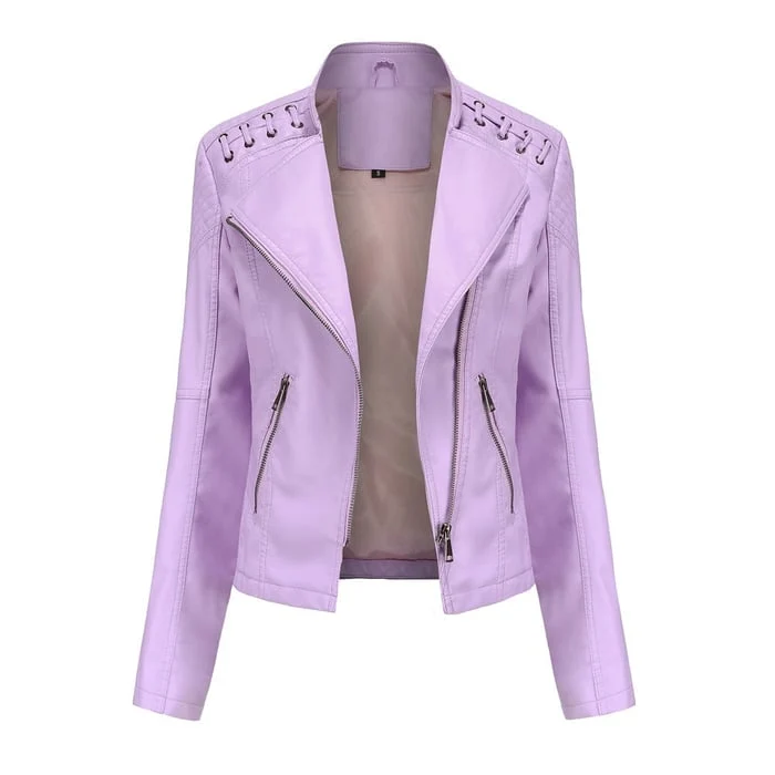 LARA / JACKE AUS GEWASCHENEM LAMMLEDER