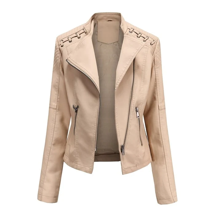 LARA / JACKE AUS GEWASCHENEM LAMMLEDER