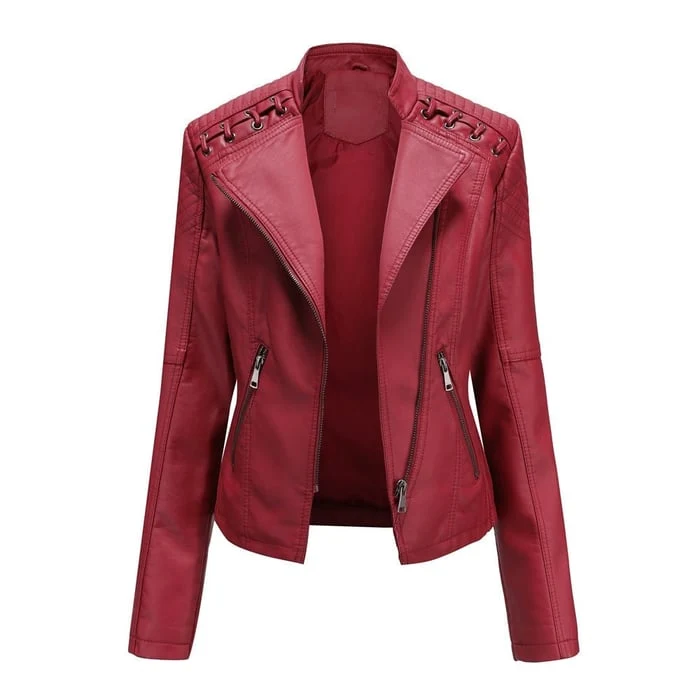 LARA / JACKE AUS GEWASCHENEM LAMMLEDER