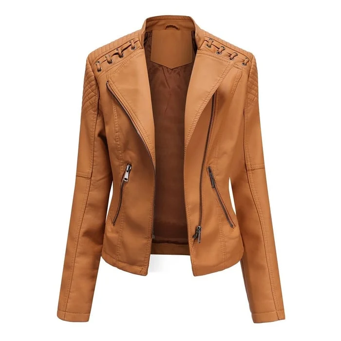 LARA / JACKE AUS GEWASCHENEM LAMMLEDER