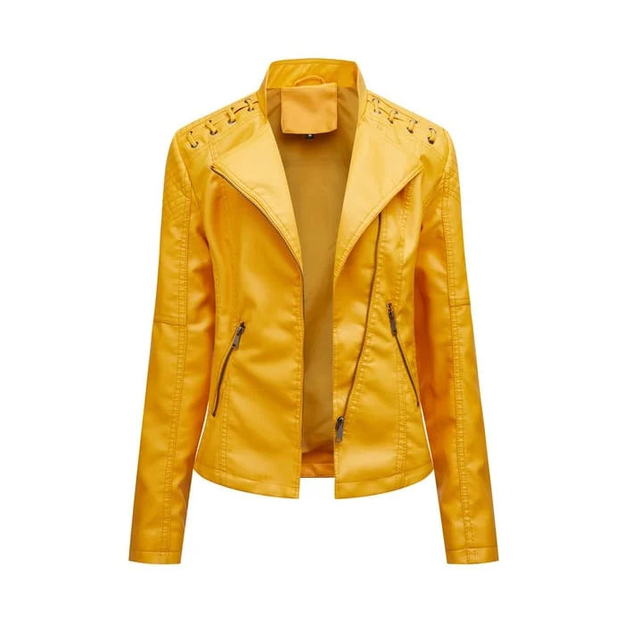 LARA / JACKE AUS GEWASCHENEM LAMMLEDER