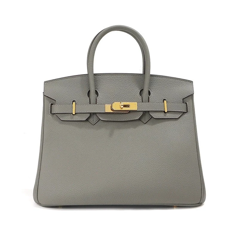 Jane – Premium-Handtasche aus echtem genarbtem Leder