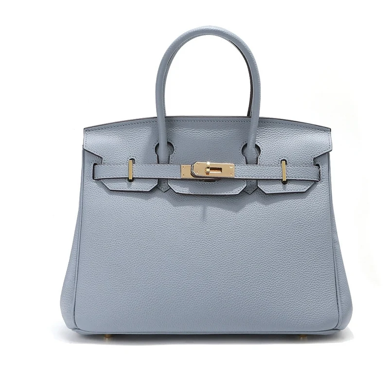 Jane – Premium-Handtasche aus echtem genarbtem Leder