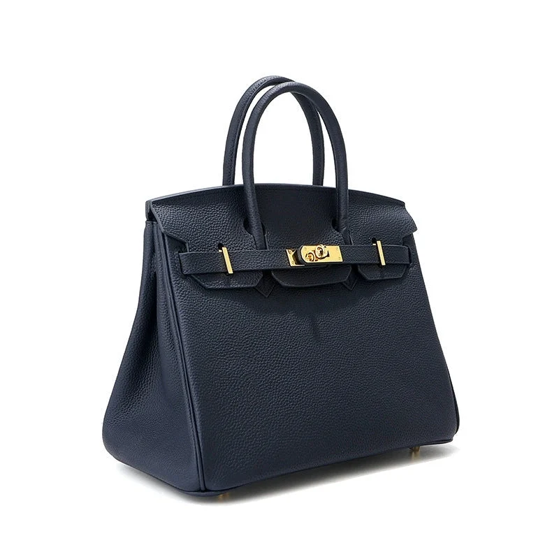 Jane – Premium-Handtasche aus echtem genarbtem Leder