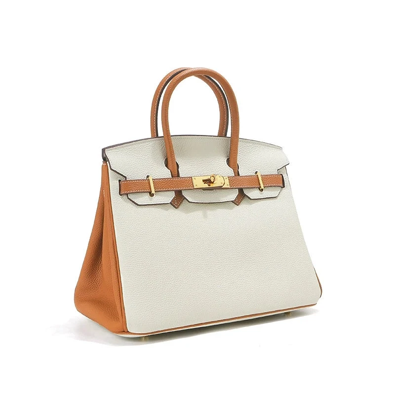 Jane – Premium-Handtasche aus echtem genarbtem Leder