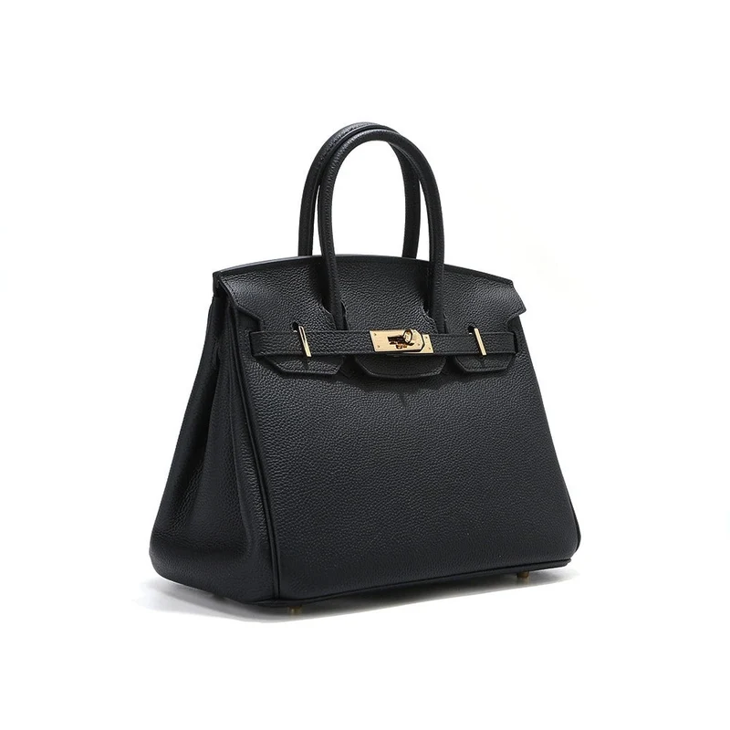 Jane – Premium-Handtasche aus echtem genarbtem Leder