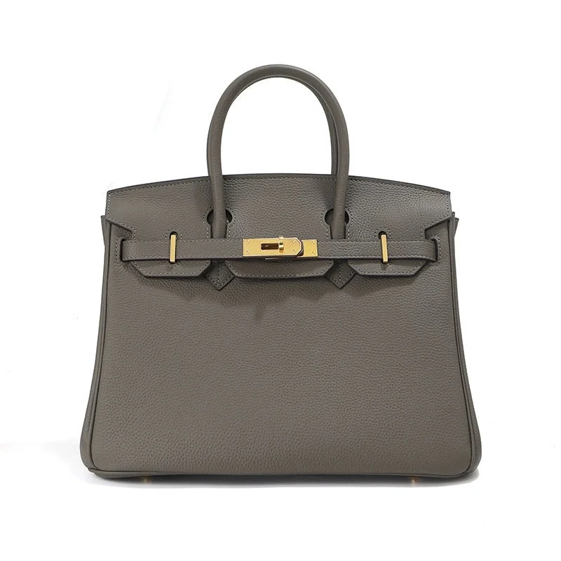 Jane – Premium-Handtasche aus echtem genarbtem Leder