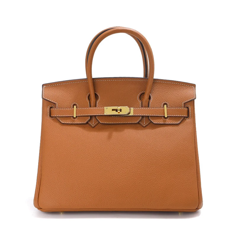 Jane – Premium-Handtasche aus echtem genarbtem Leder