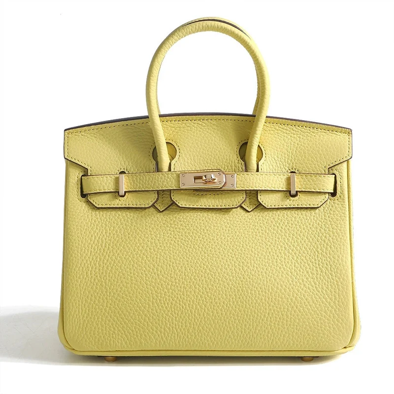 Jane – Premium-Handtasche aus echtem genarbtem Leder