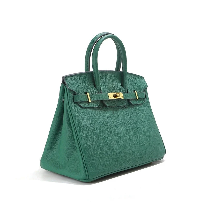 Jane – Premium-Handtasche aus echtem genarbtem Leder