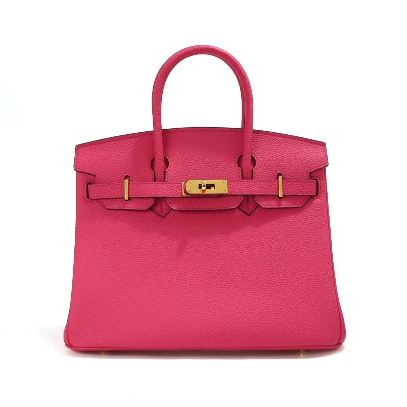 Jane – Premium-Handtasche aus echtem genarbtem Leder