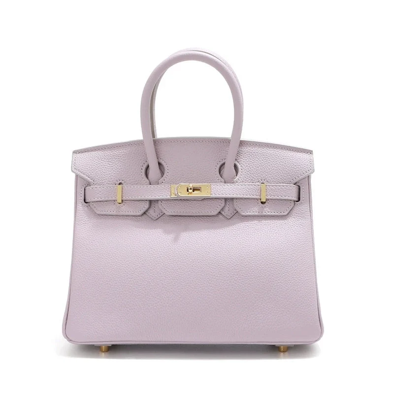Jane – Premium-Handtasche aus echtem genarbtem Leder