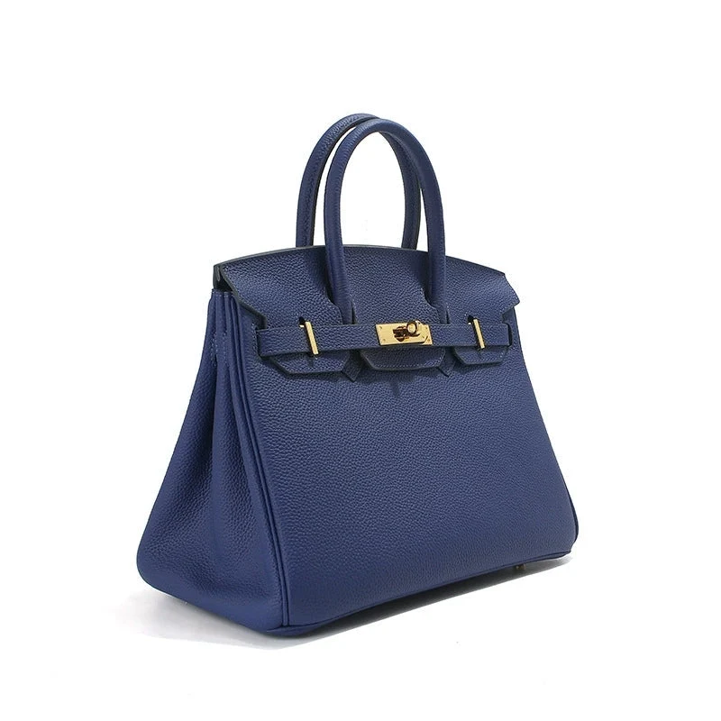 Jane – Premium-Handtasche aus echtem genarbtem Leder