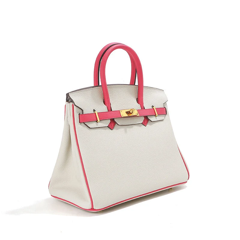 Jane – Premium-Handtasche aus echtem genarbtem Leder