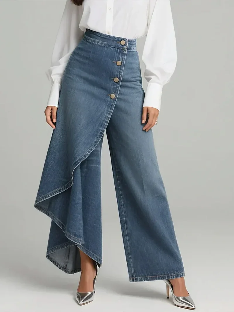 Celina | Jeans mit hoher Taille und weitem Bein
