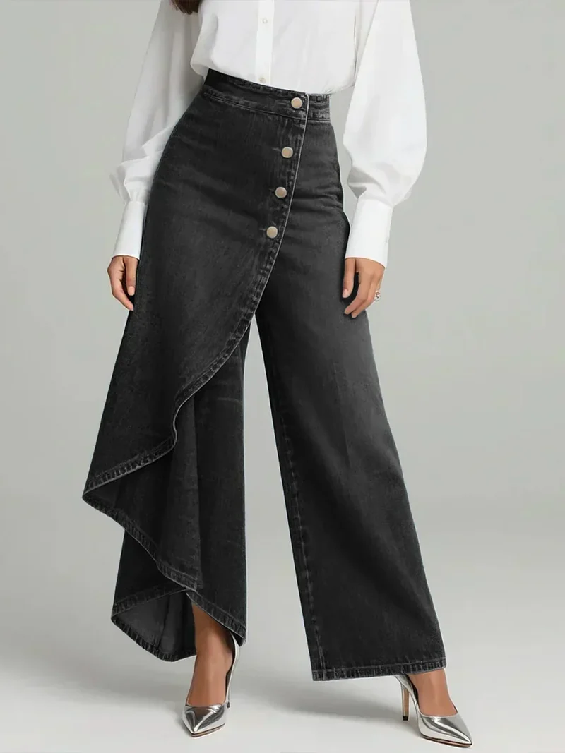 Celina | Jeans mit hoher Taille und weitem Bein