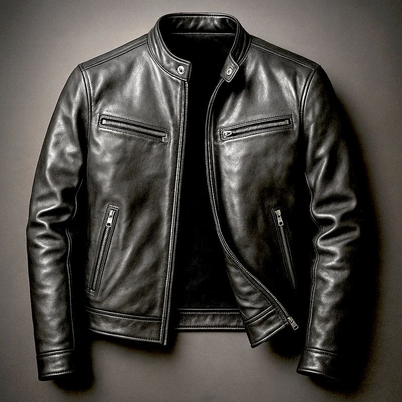 Vintage-Lederjacke