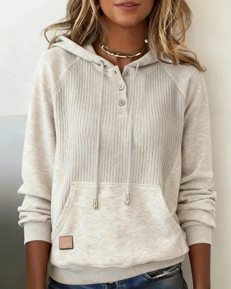 Lea | Damen Hoodie lässig modern & langärmlig
