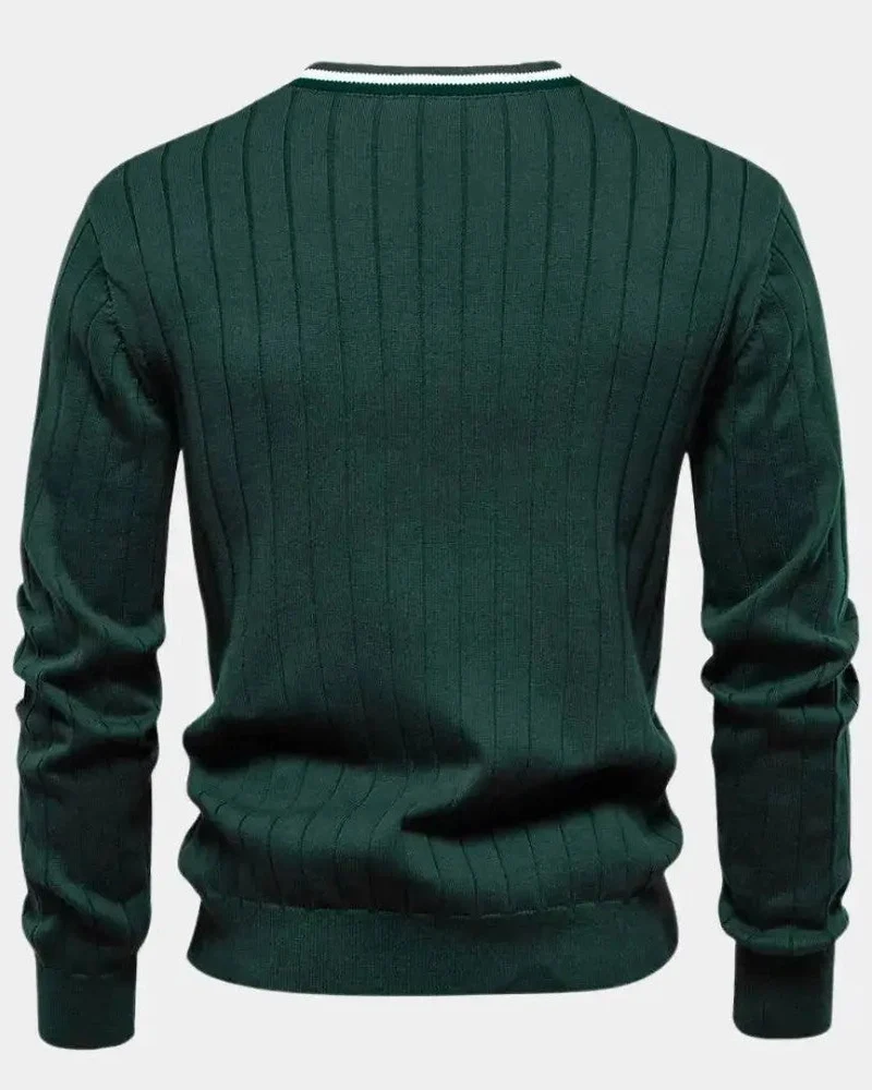 JOACHIM™ | BAUMWOLLPULLOVER MIT KNÖPFEN