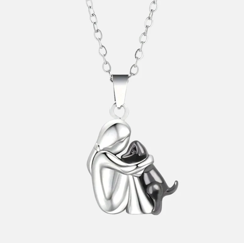 OLIVIA | HALSKETTE AUS 925ER STERLINGSILBER MIT ANHÄNGER IN FORM EINES HUNDES