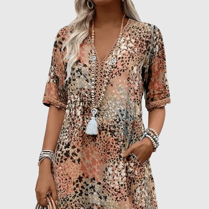 MARINA | KLEID MIT MEERESMOTIV