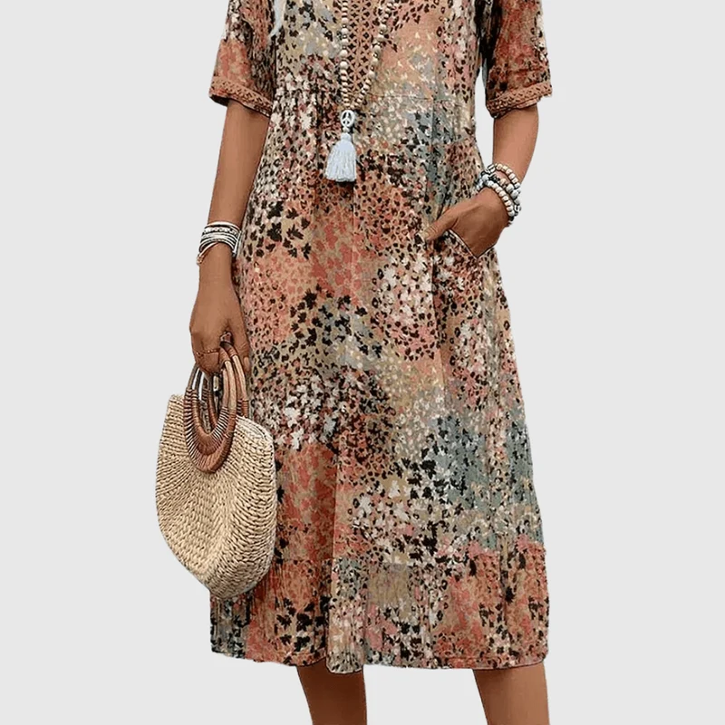 MARINA | KLEID MIT MEERESMOTIV