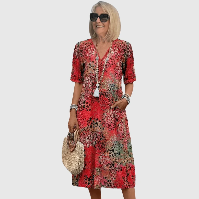 MARINA | KLEID MIT MEERESMOTIV