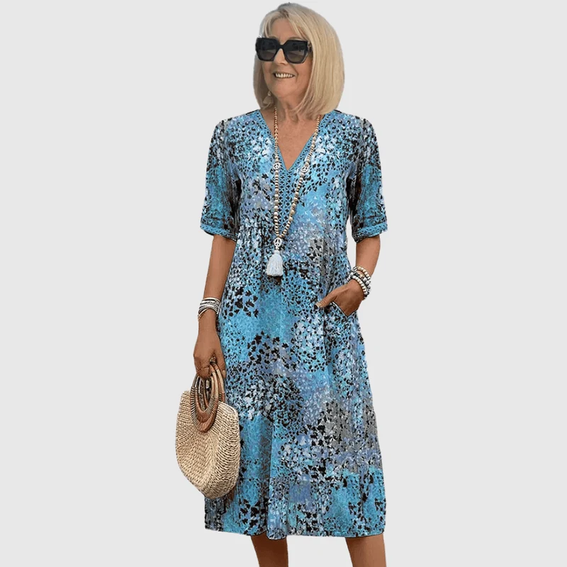 MARINA | KLEID MIT MEERESMOTIV