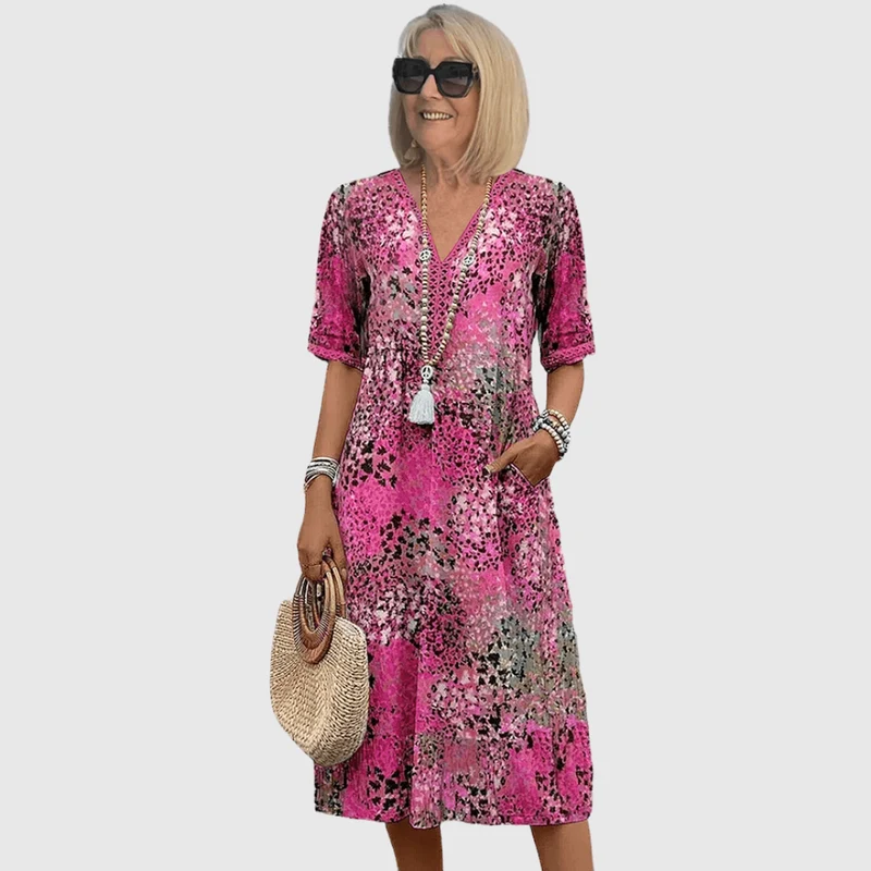 MARINA | KLEID MIT MEERESMOTIV