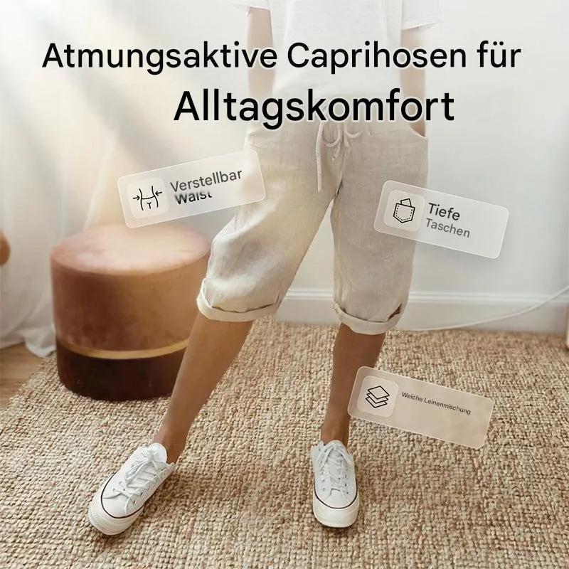 LUISE / LÄSSIGE CAPRIHOSE