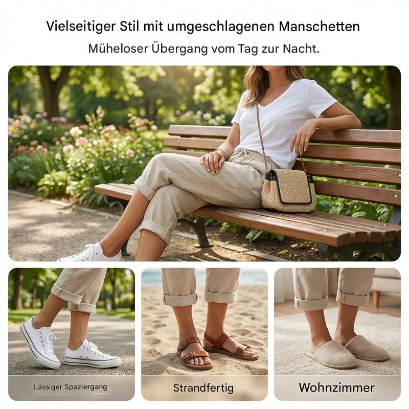 LUISE / LÄSSIGE CAPRIHOSE